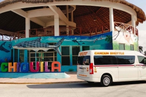 CANCUN CENTRO A HOLBOX FERRY TRANSPORTE COMPARTIDO