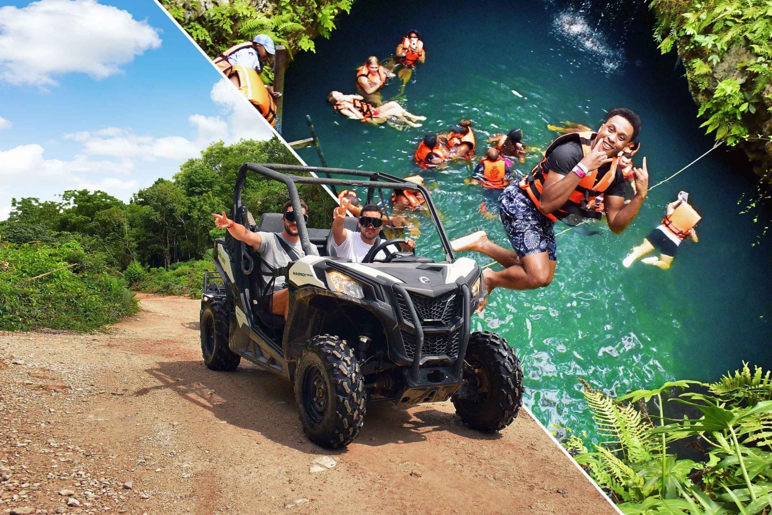 Cancún: Extreme Buggy Adventure with Ziplines & Cenote