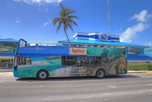 Cancún: Hop-on Hop-off Bus Tour with Submarine Trip