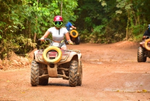 Cancún/Riviera Maya: Excursión a caballo, en quad, tirolesa y cenotes