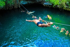 Cancun: Jungle ATV Tour, Ziplining, and Cenote Swim