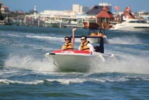 Cancun: Jungle Tour Adventure with Speedboat and Snorkeling