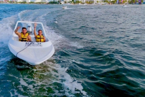 Cancún: Excursión a la selva con esnórquel y paseo en barco por la laguna