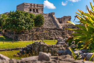 Desde Cancún/Riviera Maya: Excursión de un día a las ruinas mayas y baño en un cenote