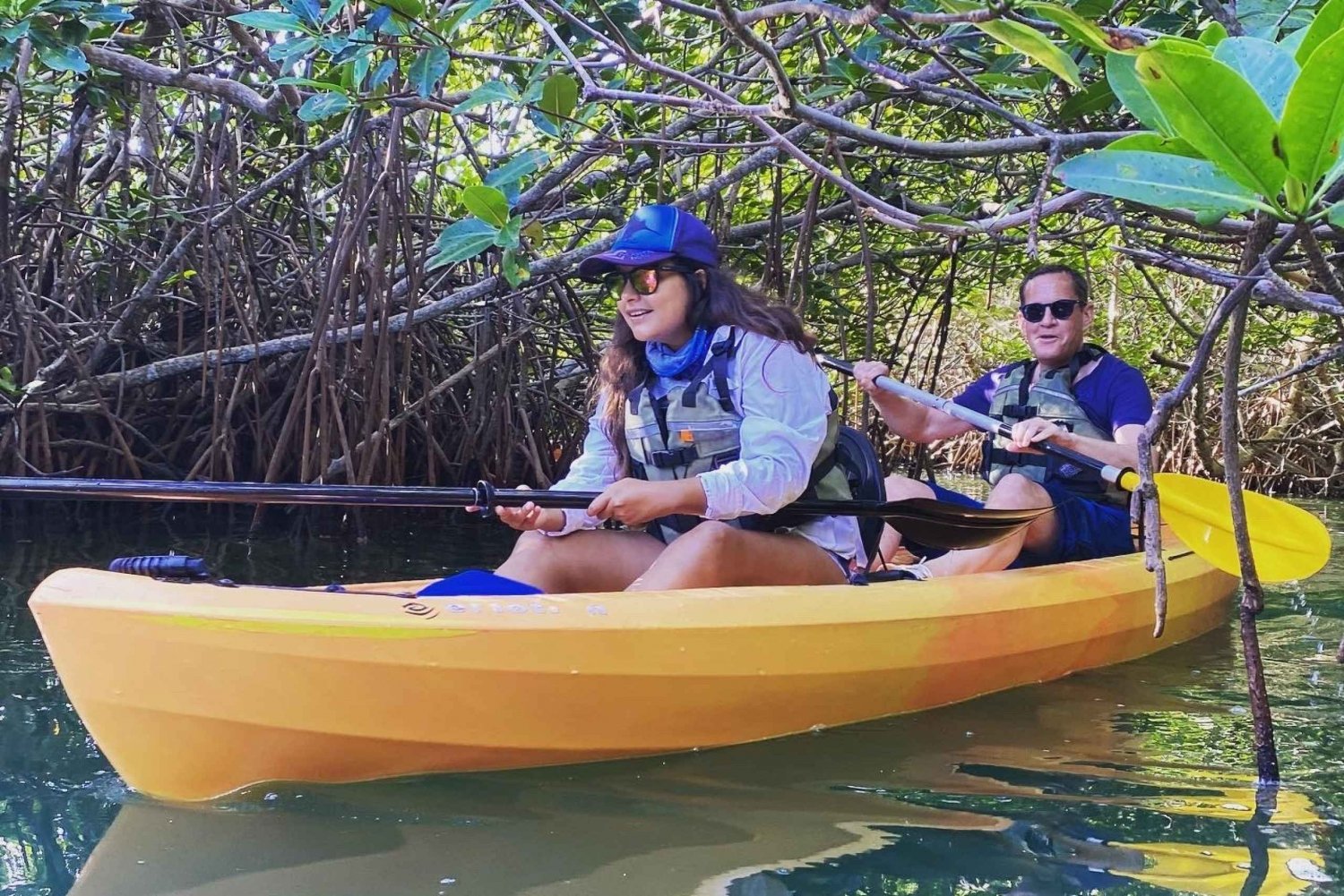 Cancún: Morning or Sunset Kayak Adventure in Nichupte Lagoon