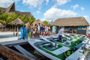 Cancún: Aventura en la selva y tour en barco rápido