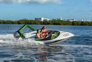 Cancún: Aventura en la selva y tour en barco rápido