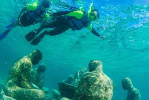 Cancun: Paradise Snorkel at Reef and Underwater Museum