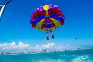 Cancun: Parasail, Wave Runner & Snorkeling Tour in One day