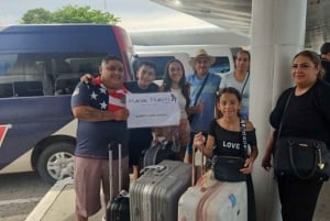 Cancún: Traslado al aeropuerto privado a Akumal