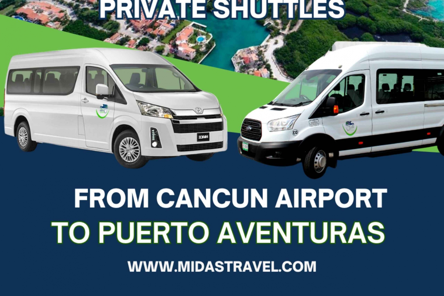 Cancun Round-Trip or One-Way Transfer to Puerto Aventuras