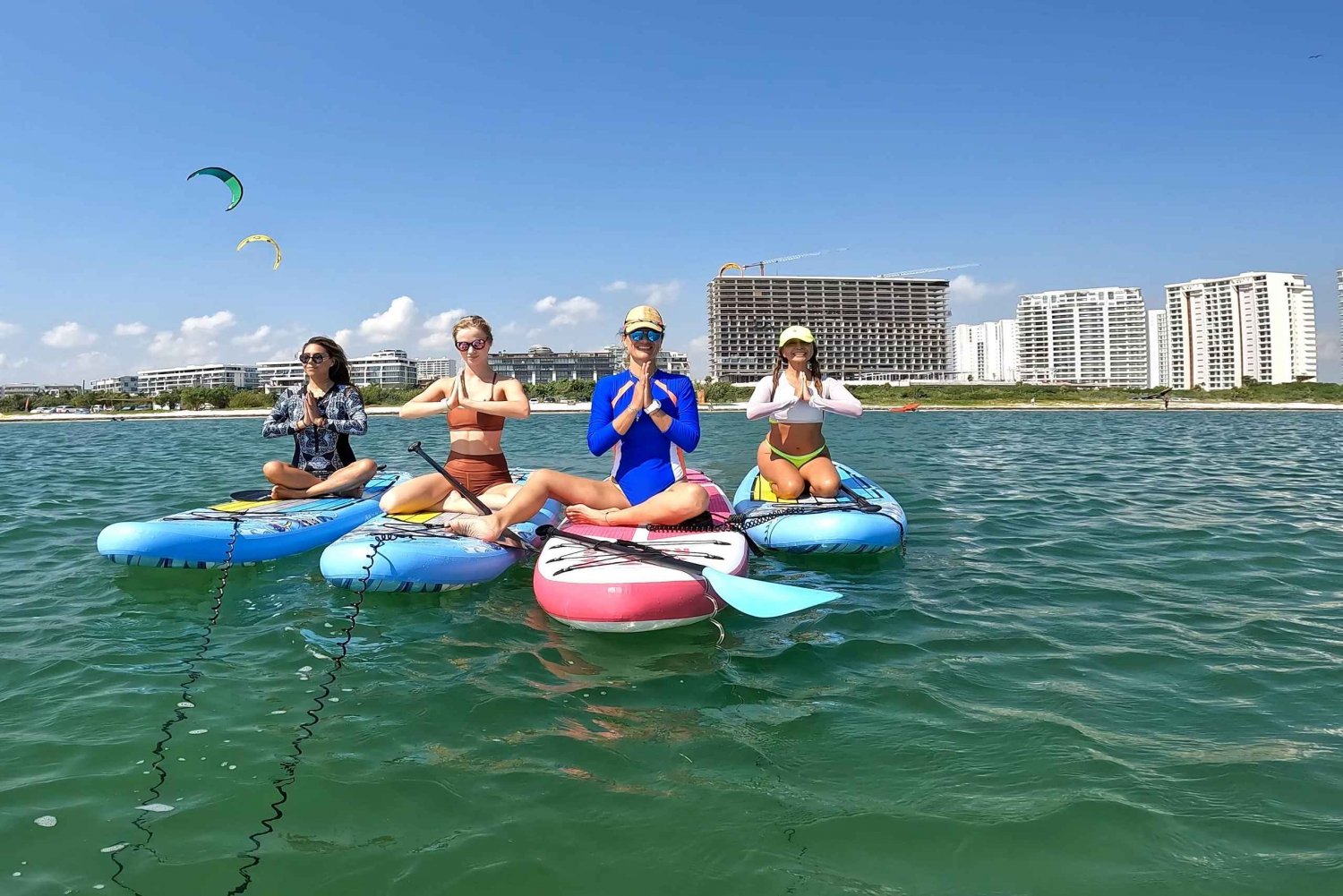 Cancún: Sup Yoga y Meditación sobre el Mar Caribe