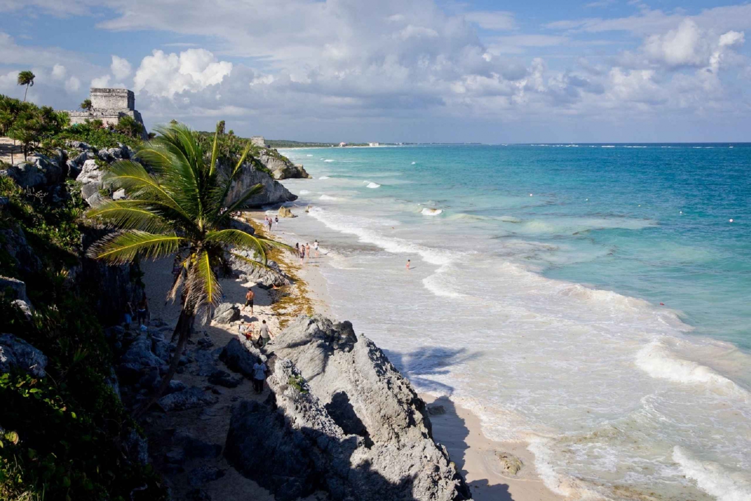 Cancún: Tulum Archaeological Site and Cenote Guided Tour