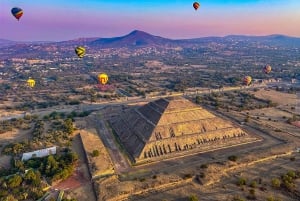 CDMX: Balloon Flight & Guided Teotihuacan & Guadalupe Shrine