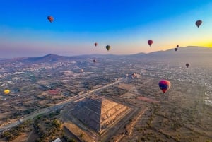 CDMX: Balloon Flight & Guided Teotihuacan & Guadalupe Shrine