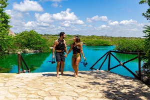 Aventura de Snorkel en el Cenote y la Laguna Paraíso