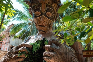 Desde Cancún: Excursión a las Ruinas de Tulum con baño en un cenote y comida