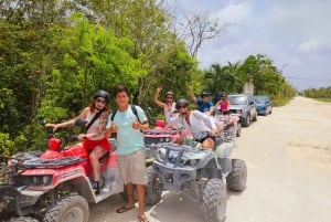 cozumel: ATV adventure with caverns, ruins with transfer