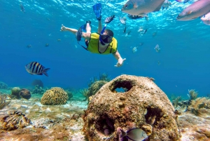 Cozumel: El Cielo Cruise with Snorkeling & Beach Club Visit