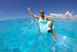Cozumel: Glass Bottom Boat Tour with Drinks.