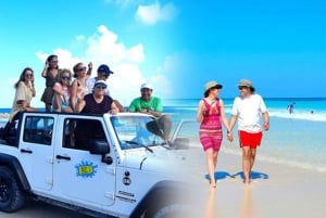 Cozumel: Tour privado en Jeep con snorkel y escapada a la playa