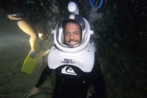 Cozumel: Sea Trek Underwater Night Dive Experience