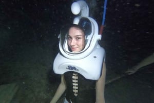 Cozumel: Sea Trek Underwater Night Dive Experience