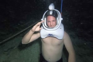 Cozumel: Sea Trek Underwater Night Dive Experience