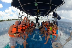 Cozumel: Transparent Boat Tour with Snorkeling and 2 Beers, Clear Boat