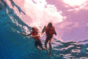 Cozumel: Transparent Boat Tour with Snorkeling and 2 Beers, Clear Boat