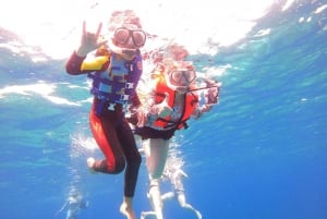 Cozumel: Transparent Boat Tour with Snorkeling and 2 Beers, Clear Boat