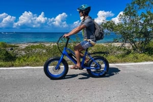 Cozumel: West Coast E-Bike and Snorkeling Tour