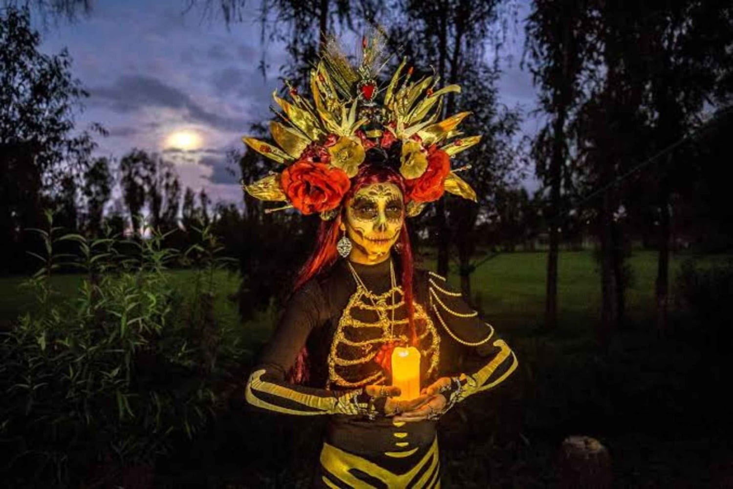 Day of the Dead in Mexico City: Mexican dinner and party in Xochimilco