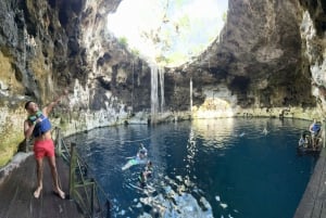 Desde Mérida: Excursión a los Cenotes de 4 Homún con Comida