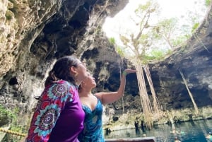 Desde Mérida: Excursión a los Cenotes de 4 Homún con Comida