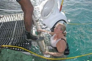 Centro de Cozumel:Experiencia de buceo submarino con casco SeaTrek