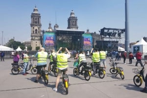 Tour de la ciudad en bici eléctrica con parada para tacos.