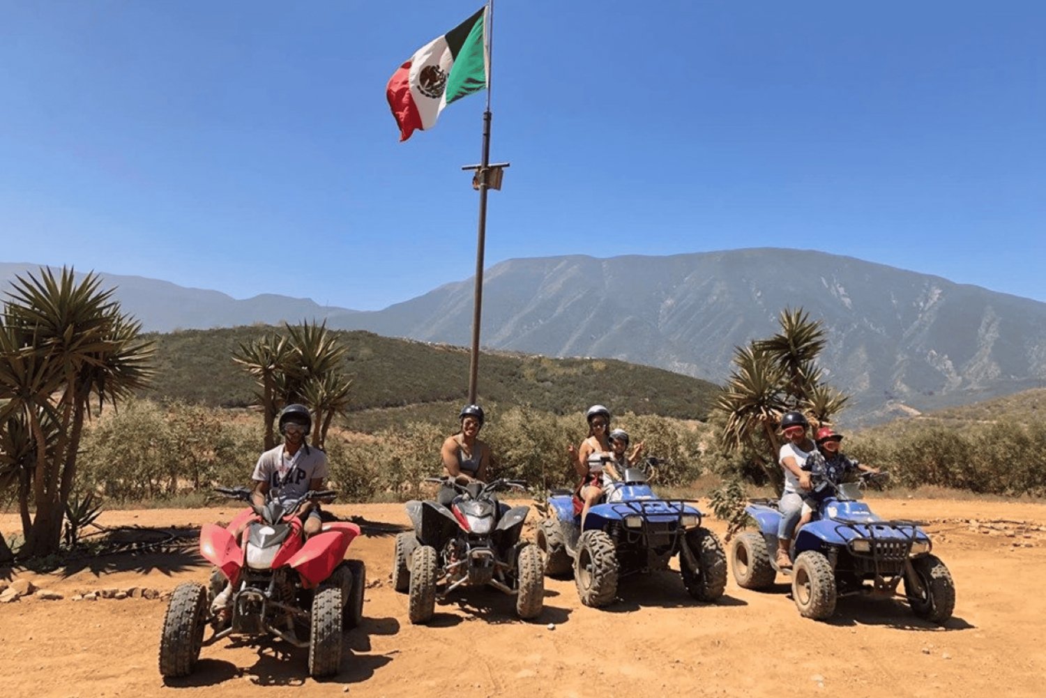 Ensenada: Baja 1000 Aventura en quad y aguas termales