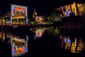Entrada al Parque nocturno de Xoximilco
