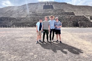 Exclusive private tour of the pyramids with a European guide in Mexico City