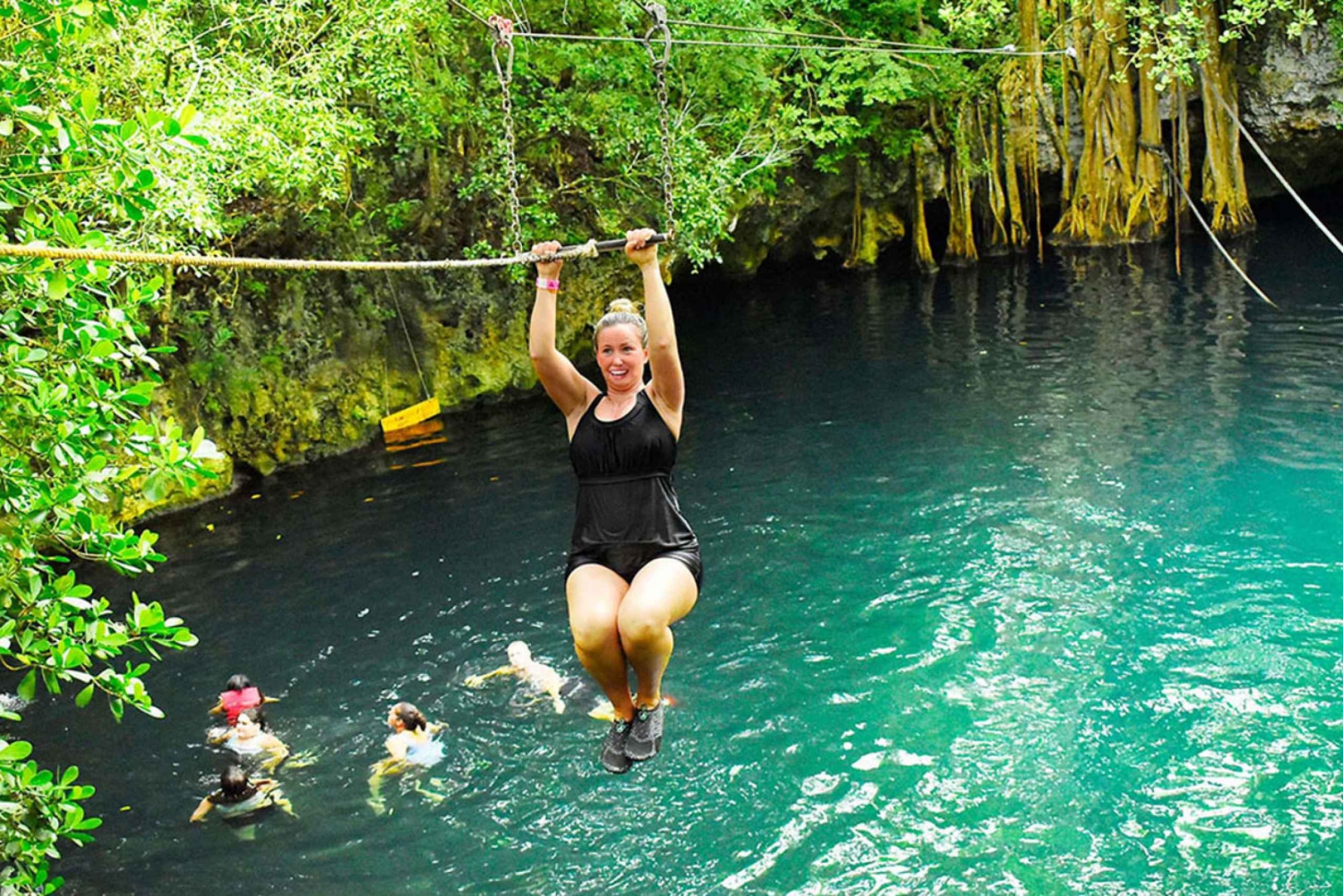 Extreme Adventure ATV Zipline and Cenote with pickup