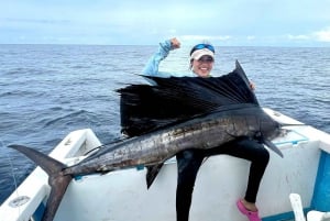 Pescando un marlin en mazatlan