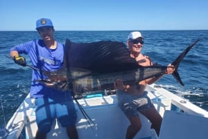 Pescando un marlin en mazatlan