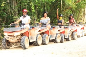 Desde Cancún; Aventura en ATV, Tirolina y Cenote con Aperitivos