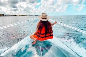 From Cancun: Glass Boat Sightseeing Trip