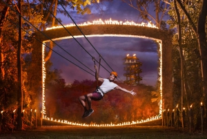 From Cancun & Riviera Maya: Xplor Fuego At Night & Transport