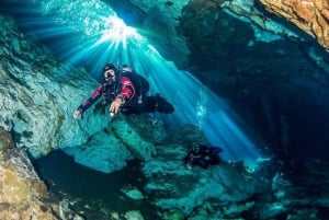 From Cancun: Taj Ma Ha Cenote Diving Experience