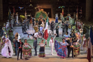 From Cancun: Xcaret Park with Night Show and Transportation