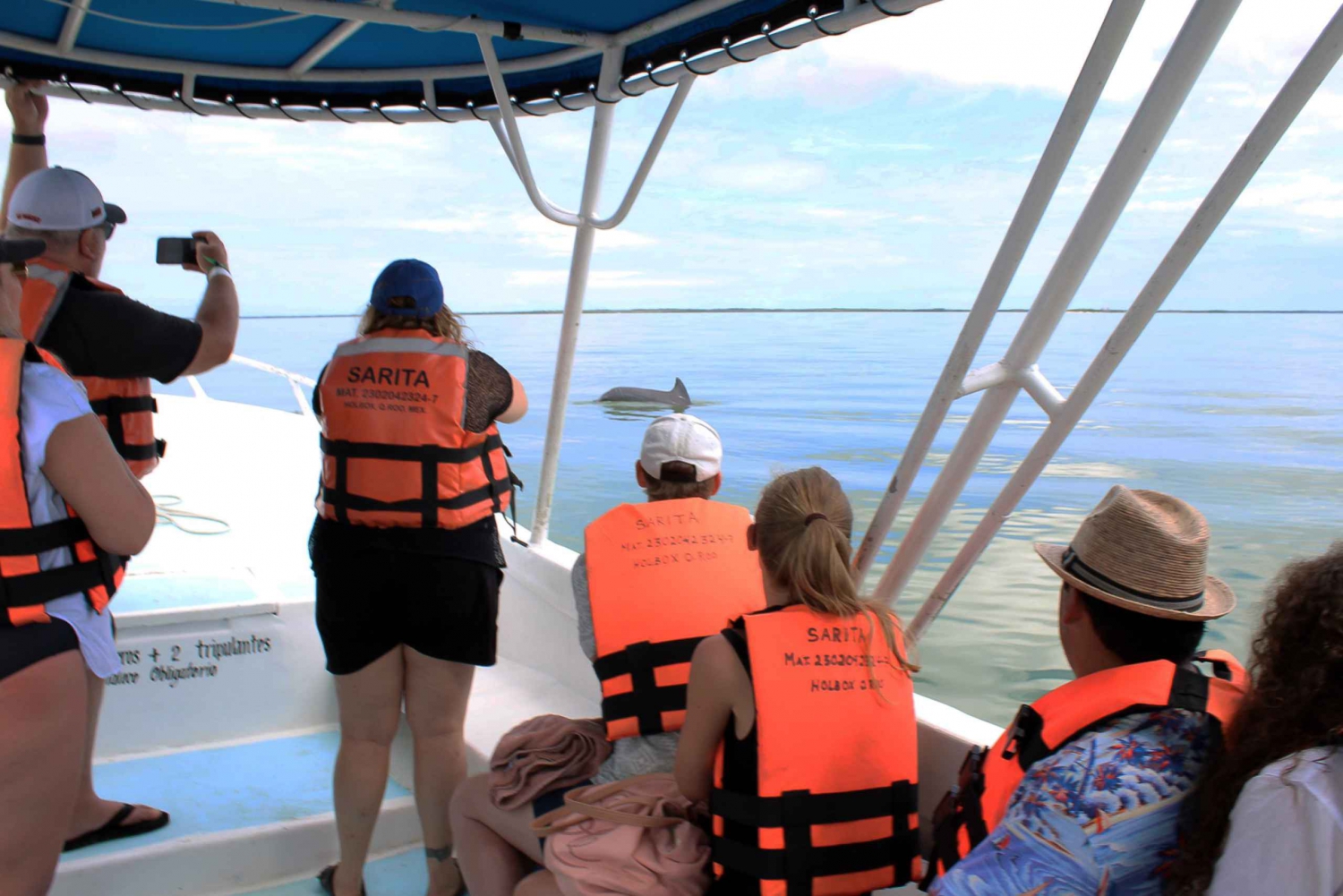 From Holbox: Speedboat Cruise with Lagoon Swim
