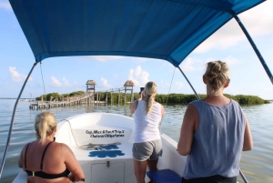 From Holbox: Speedboat Cruise with Lagoon Swim